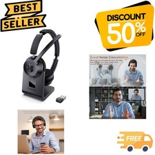 Multipoint Pairing Wireless Headphones with Noise Isolation  Soft Ear Pads