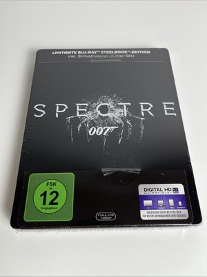 SPECTRE 007 LIMITIERTE BLU-RAY STEELBOOK EDITION 2-DISC | DVD | Neu
