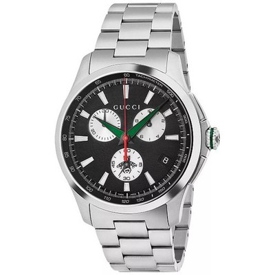 GUCCI YA126267 Men's G-Timeless  Black Watch, NEW WITH TAG, NO BOX OR PAPERS