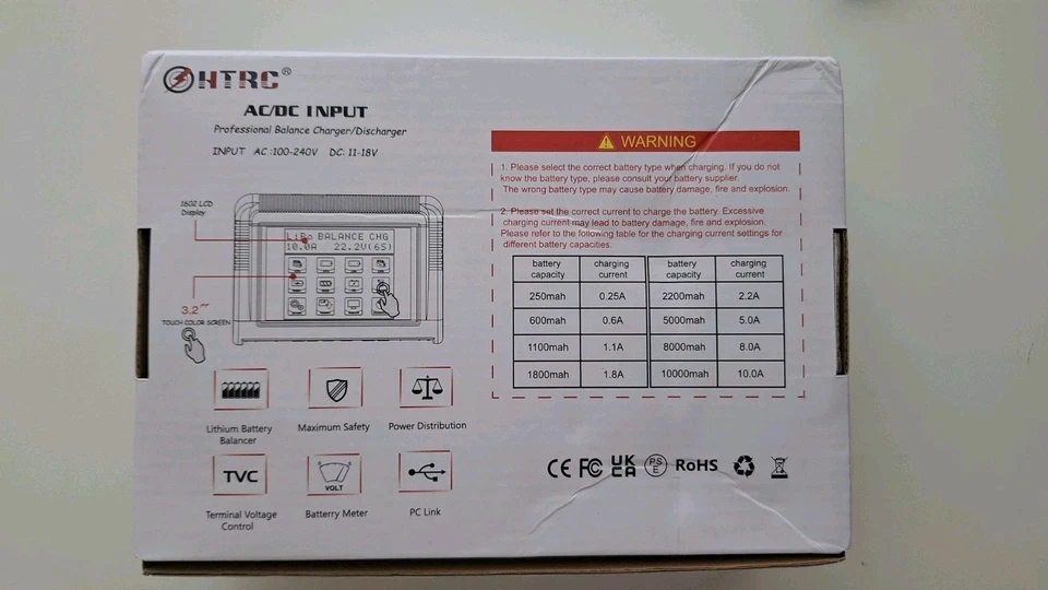 HTRC C150 RC Akku Ladegerät für LiPo, LiHV, Life, Lilon, NiCd, PB, NiMH - Bild 4 von 4