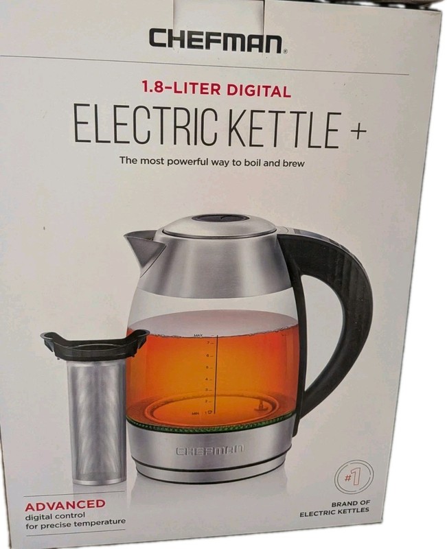 Chefman Electric Kettle · New · 1.8 L