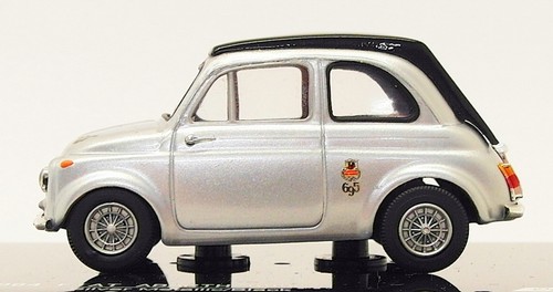 Vitesse 1/43 Scale 24510 - 1964 Fiat Abarth 695 - Met Silver/Black - Picture 3 of 4