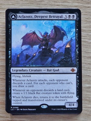 Custom Commander Deck ~ Offerings to the Deep Night~ Aclazotz, Deepest  Betrayal