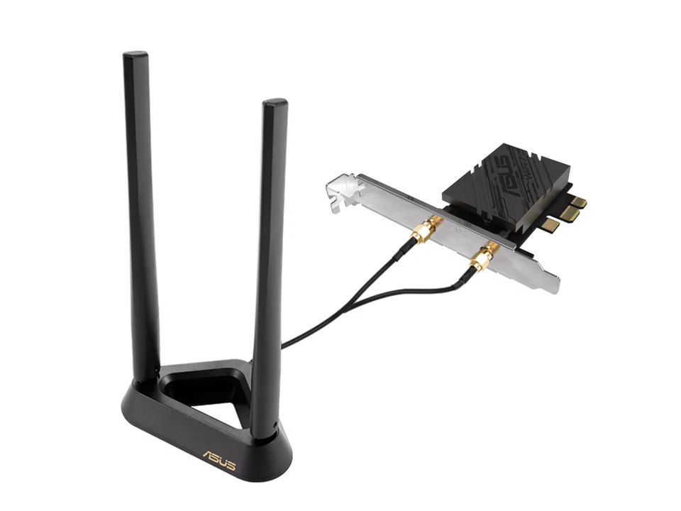 ASUS PCE-BE92BT WiFi 7 PCI-E Adapter with 2 external antennas. Supporting 6GHz - Image 4 of 4