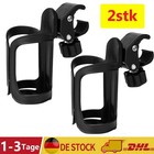 2X Einstellbar Becherhalter Flaschenhalter für Rollator Rollstuhl Kinderwagen