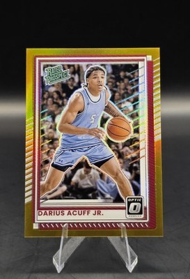 2025 Panini Donruss Darius Acuff 1/10 True Gold Optic SSP Rated Prospect NCAA 