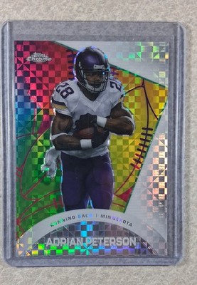 2023 Topps Composite - Chrome All-Etch Adrian Peterson #CAE-19 X-Fractor