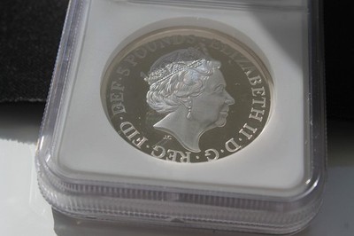 2017 PIEFORT G.B QUEEN'S SAPPHIRE JUBBILEE SILVER PF70 UL CAM ONE