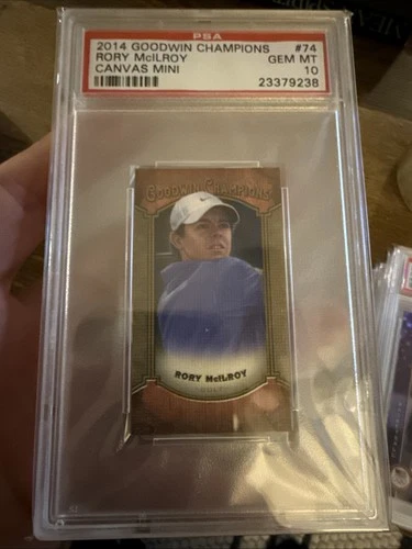 RORY MCILROY 2014 Goodwin Champions Mini  #74 PSA 10 Gem Mint Rare UPPER DECK
