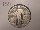 1929 STANDING LIBERTY QUARTER F FINE POPULAR DATE ORIGINAL COIN SHIPS FREE