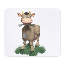 CafePress Cow4 Non-slip Rubber Mousepad, Gaming Mouse Pad 71000750 