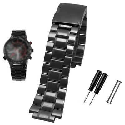 Stainless Steel Watch Strap For Timex T2N720 T2N721 TW2R55500 24x16mm Wristband