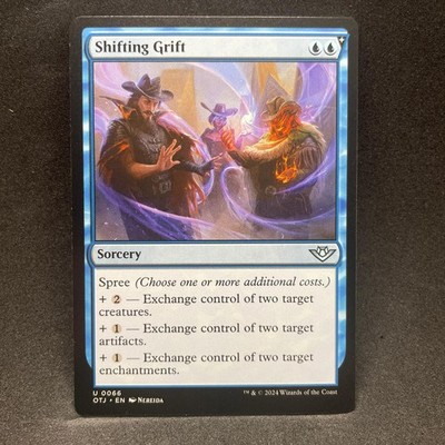 Shifting Grift Outlaws of Thunder Junction MTG NM