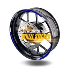 Blue 17'' Rim Wheel Sticker Decal Strip Tape R03B For Triumph Daytona 765 -MC