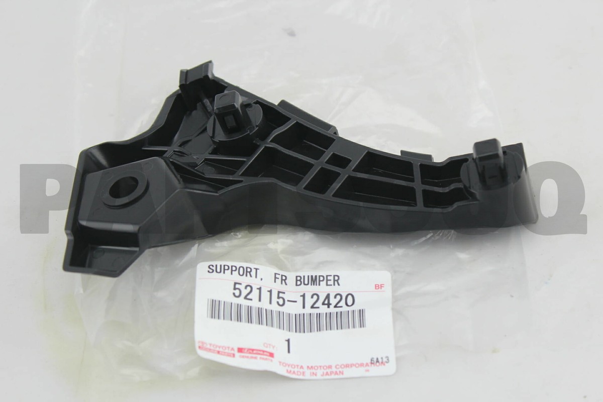 5211512420 Genuine Toyota SUPPORT, FRONT BUMPER SIDE, RH 52115