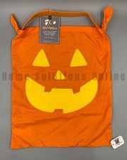 Pottery Barn Kids Glow in Dark Pumpkin Halloween Pillowcase Treat Bag 16" 99R