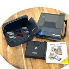 Vintage Polaroid Spectra System SE Instant Camera with Leather Case and Extras