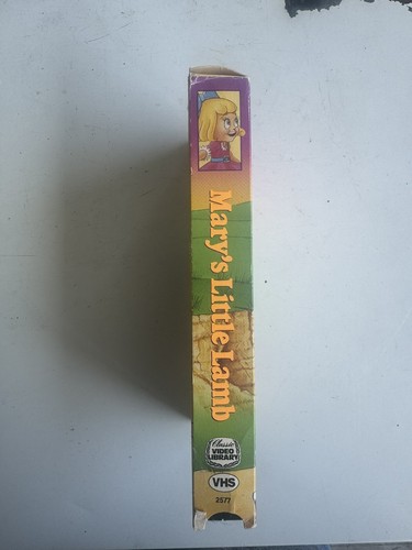 Mary's Little Lamb #2577; original #VHS 1990-RARE VINTAGE COLLECTIBLE - Picture 2 of 5