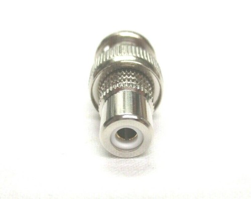 Adattatore BNC maschio - RCA femmina, corpo metallico, 180°, ottima qualità! - Picture 7 of 10