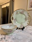 Antique Elite Works Limoges France 1920-1932  Plate And Bowl