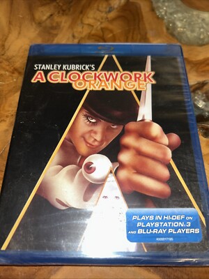 A Clockwork Orange (Blu-ray, 1971) Brand New Sealed