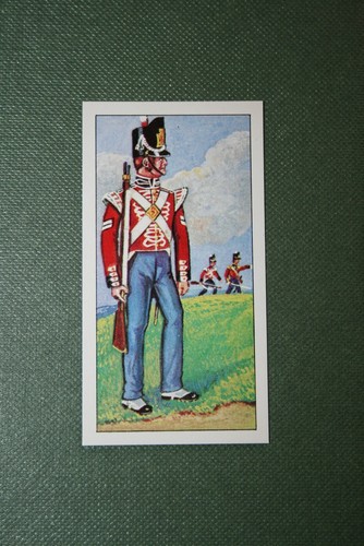1ST REGIMENT OF FOOT GUARDS The Royal Scots Circa 1815 Illustrated Card FE28 - Picture 2 of 2