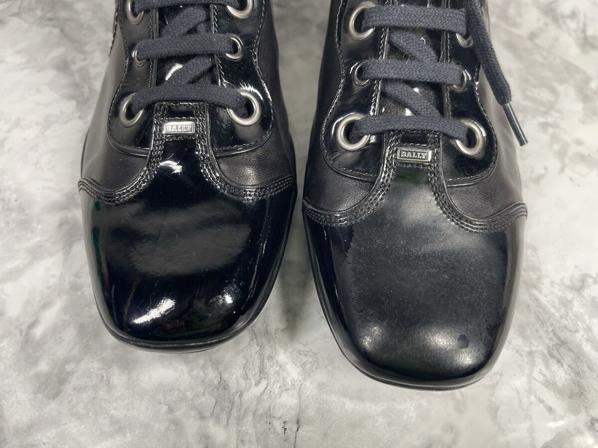 Bally Sneakers Women 38 / 7.5M Kayak Shoes Black Patent Bally Sneakers Women 38 / 7.5M Kayak Shoes Black Patent