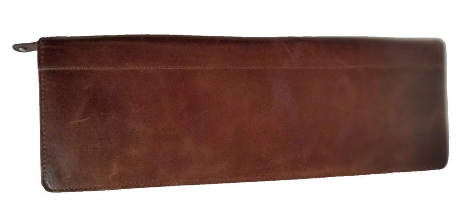 Beau Ties Vermont Corbata/Pajarita Estuche de Viaje Soporte Cuero Coñac 15 x 5.25 Foto 4 de 4