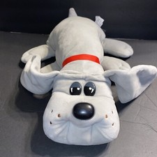 2019 Hasbro Pound Puppies Gray Floppy Ears Puppy Dog Plush Stuffed Animal 18  
