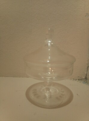 Princess House Heritage 2 Pc. Crystal Candy Dish w/ Lid  #430