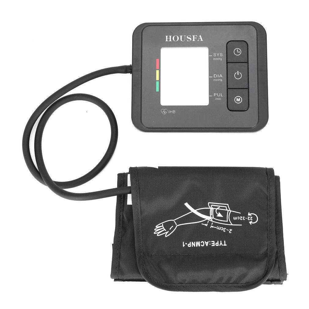 Automatic Blood Pressure Monitor Upper Arm Digital BP Heart Rate j8 eBay