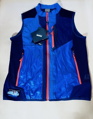 VELOSTER MOUNTAIN CLIMBING HIKING OUTDOORS FULL ZIP VEST MENS SIZE LARGE.NEW 