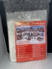 Mary Maxim Musical Plastic Needlepoint Village Diner #7154