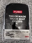 <!--F#f_0-->Fuso Seat Covers Custom - Canter Wide Single Or Crew Cab Front Canvas Charcoal<!--F/-->