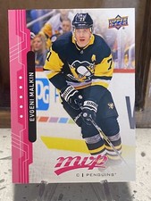 2018-19 Upper Deck MVP Magenta Parallel Leaderboard Achievements Evgeni Malkin