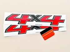 4x4 Off-Road Four Wheel Drive Decal Stickers Size 14.5 x 3 inch (Set of 2)