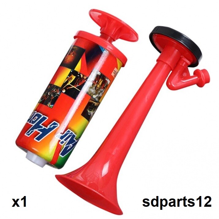 Trompette à Air Comprimé Portative – 110 DB, En ABS, Bleue, 120 G – Pour Matchs De Foot, événements Sportifs, Fêtes, Alarme Sécurité