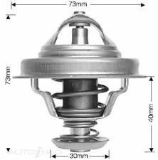 DAYCO THERMOSTAT+GASKET SUITS TOYOTA LANDCRUISER HJ61 12HT ENGINE