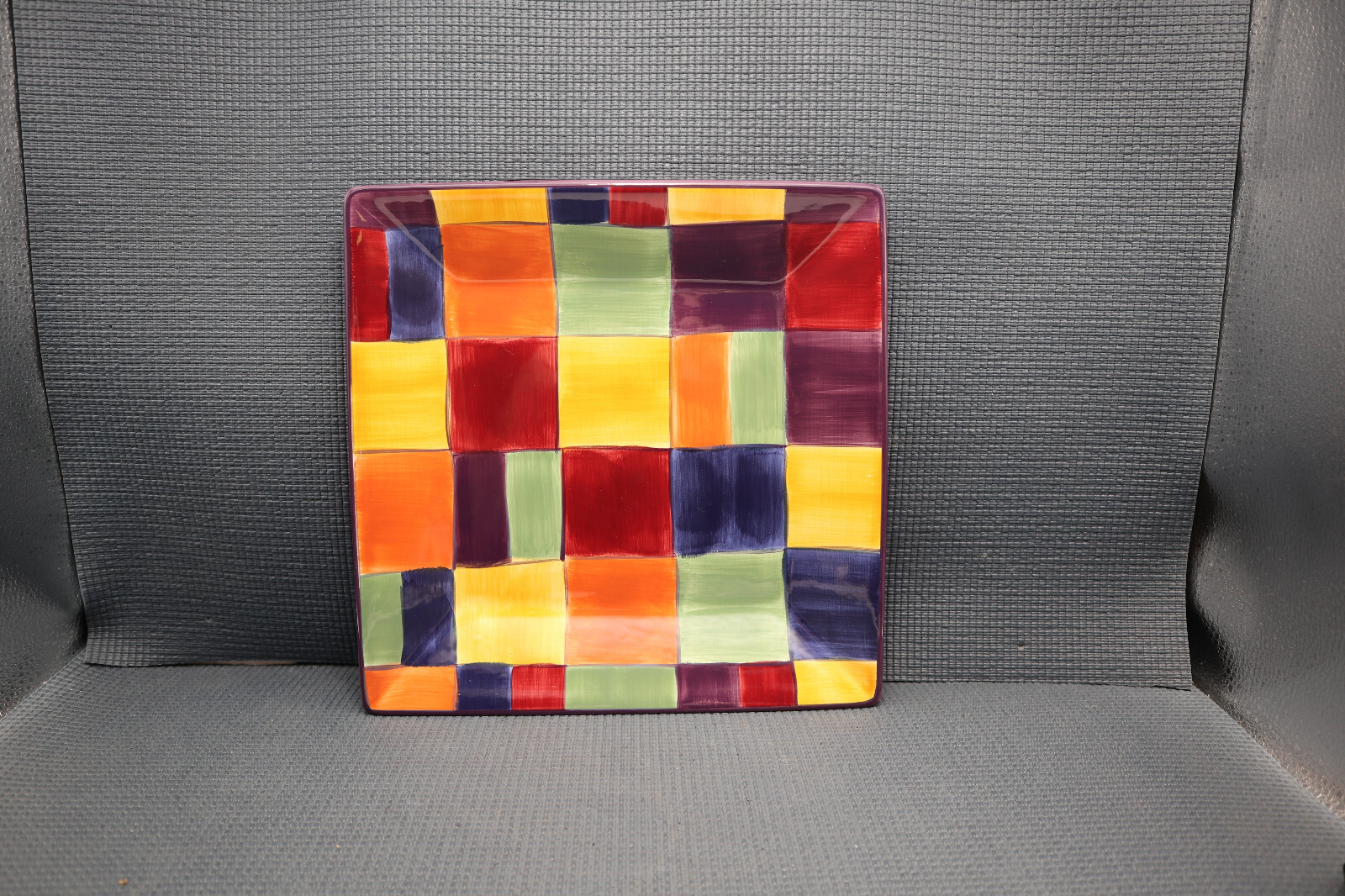 Tabletops Dinnerware Caracas Pattern Square Dinner Plate 10 3/8" eBay