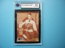 1991/92 PRO SET FRENCH NHL HOCKEY CARD #337 JACQUES PLANTE KSA 10 GEM MINT GL