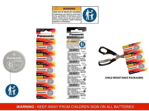 Panasonic Lithium Battery 3V CR1220 CR1616 CR1620 CR1632 CR2016 CR 2025 CR2032 - Picture 6 of 25