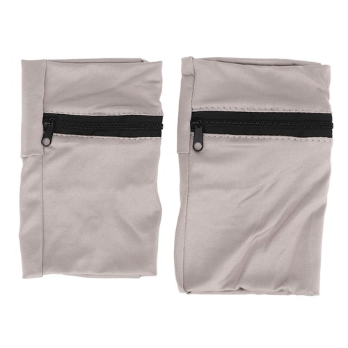 (Gris clair) 2 pièces support de brassard de téléphone de marche manche sac de bras pour courir LS - Photo 9/22