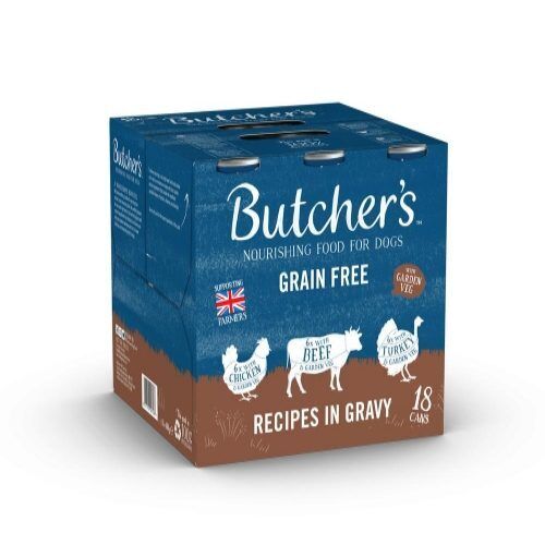 Butcher's Recipes in Gravy Dog Food Tins 18 x 400g - Picture 1 of 1