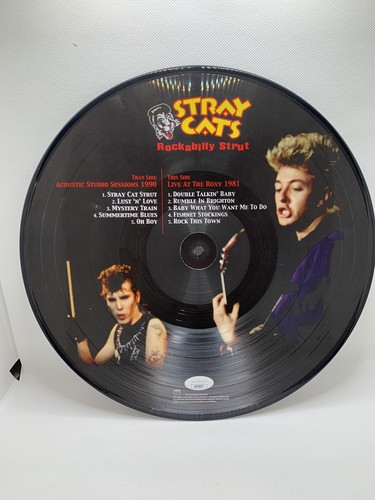 STRAY CATS signed Vinyl Rockabilly Strut Autographed Jsa Coa Complete Setzer - Picture 5 of 7