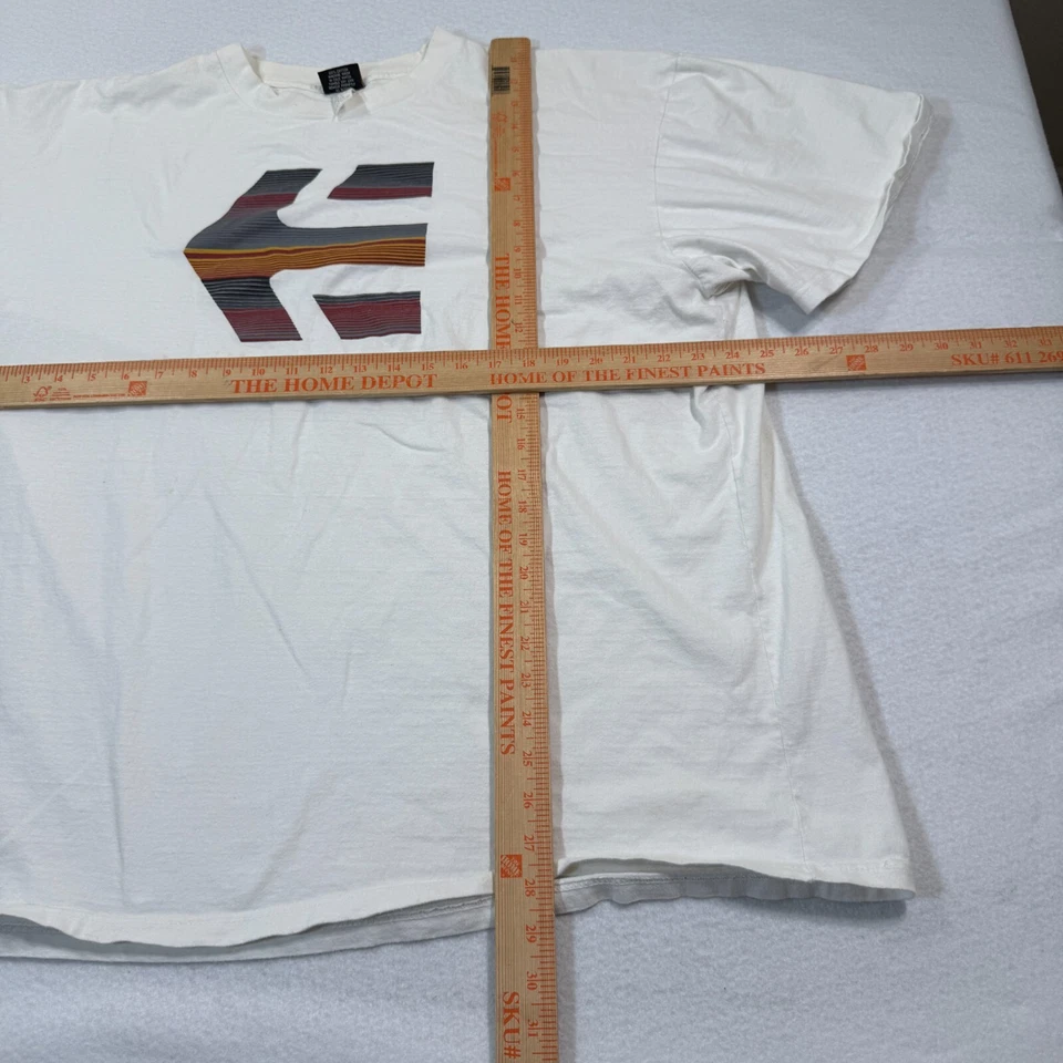 Camiseta Etnies Para Hombre XXL Blanca Gráfica Flecha Ropa de Calle Algodón y2k Foto 4 de 4