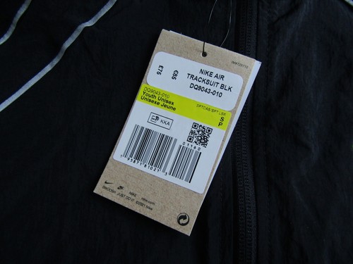 Nike Air Youth Tracksuit - Size Small Youths - Brand New - DQ9043 010 - Black - Picture 4 of 11
