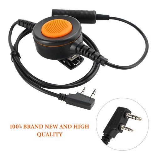 K-326 Orange Round PTT IP65 Waterproof pour Kenwood TK-208 TK-220 TK-240 TK-248