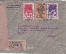 Austria 1947 Incoming Mail Company Letter Reco Buenos Aires Argentina - Vienna