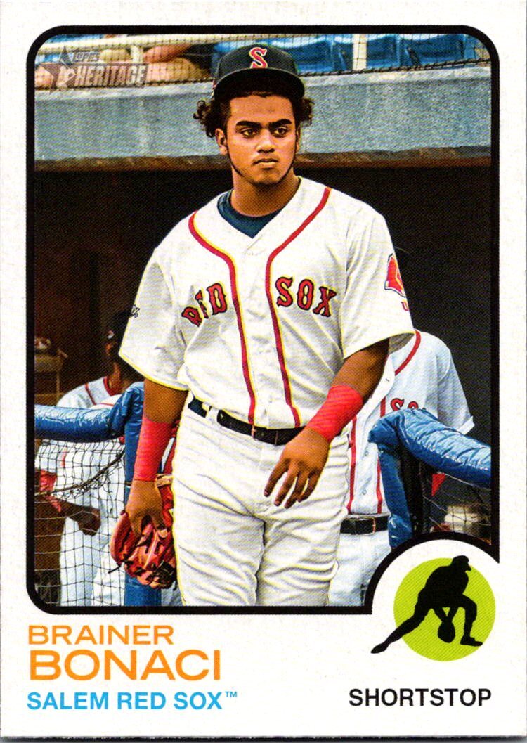 2022Topps Heritage Minor League#44Brainer BonaciSalem Red Sox | eBay