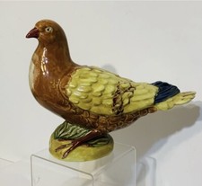 Vintage Ceramic Hand Painted Pigeon 9" x 11" long Collectable